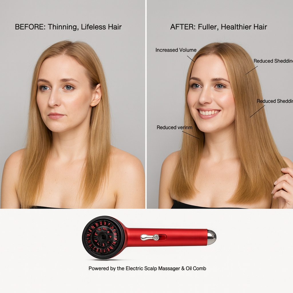 LIVO HAIR Red Light Therapy Brush